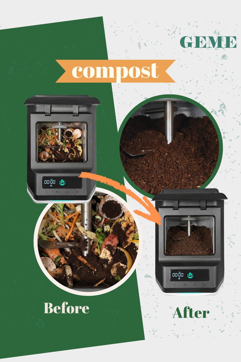 GEME Terra 2 Compost Output